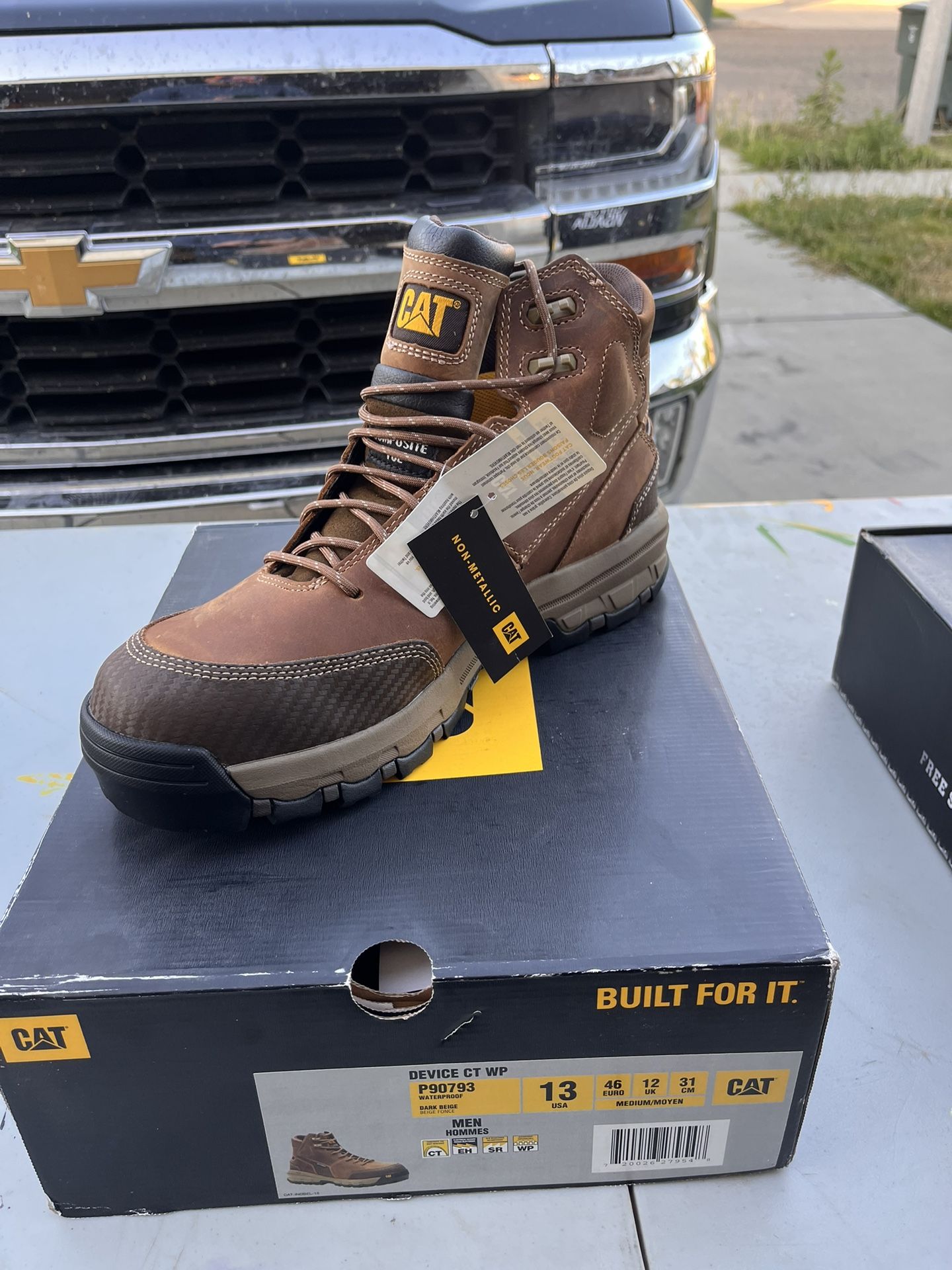 Cat Steel Toe Boot