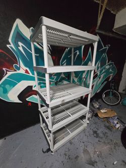 Plastic shelf