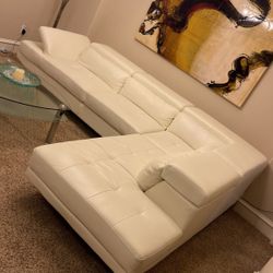 Sofa Set For Immediate Sale - White 