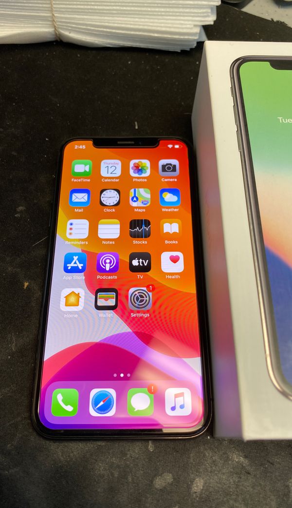 Used Xfinity Mobile iPhone X Black 64gb for Sale in Cherry ...