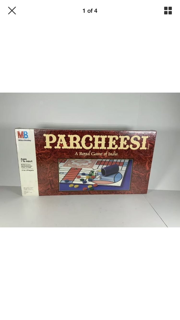 Parcheesi board game new vintage