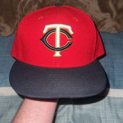 Minnesota Twins Fitted New Era Baseball Hat Size 7 1/4