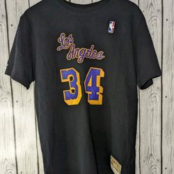 Gorgeous Mitchell And Ness Made Lakers Legend Jersey/Shirt For Shaquille O'Neal!!!