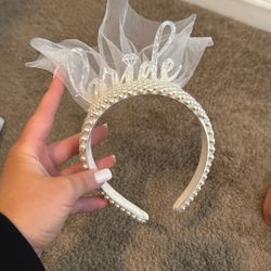 Bride Headband W/ Veil