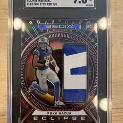 NFL Panini 2023 Obsidian Puka Nacua La Rams