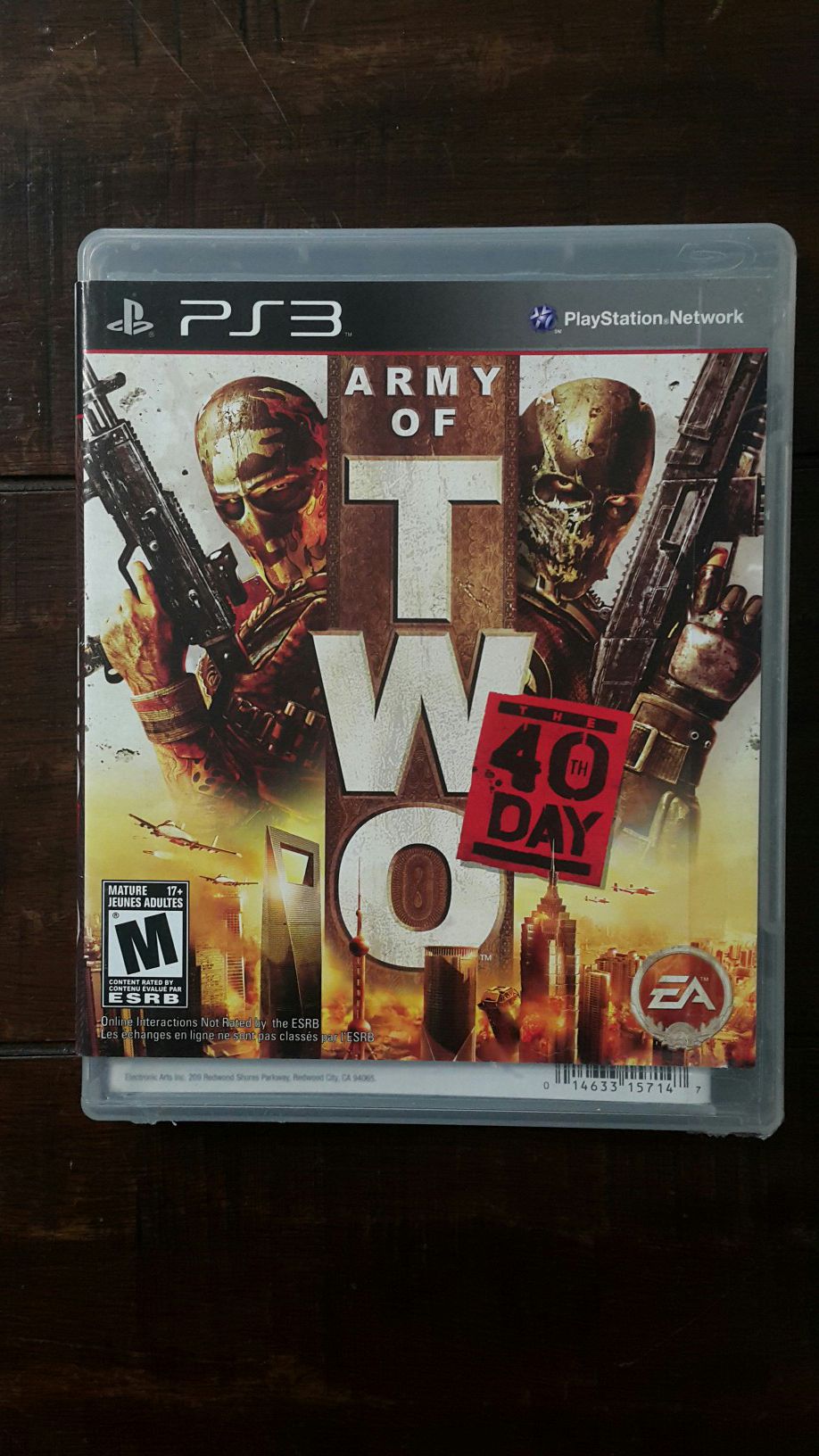 ARMY OF TWO FOR PS3