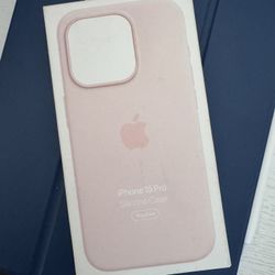 iPhone 15 Pro Silicon Case Pink 