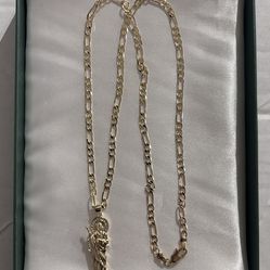 San Judas Pendant With Chain