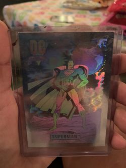 Superman Holographic Collectors Card
