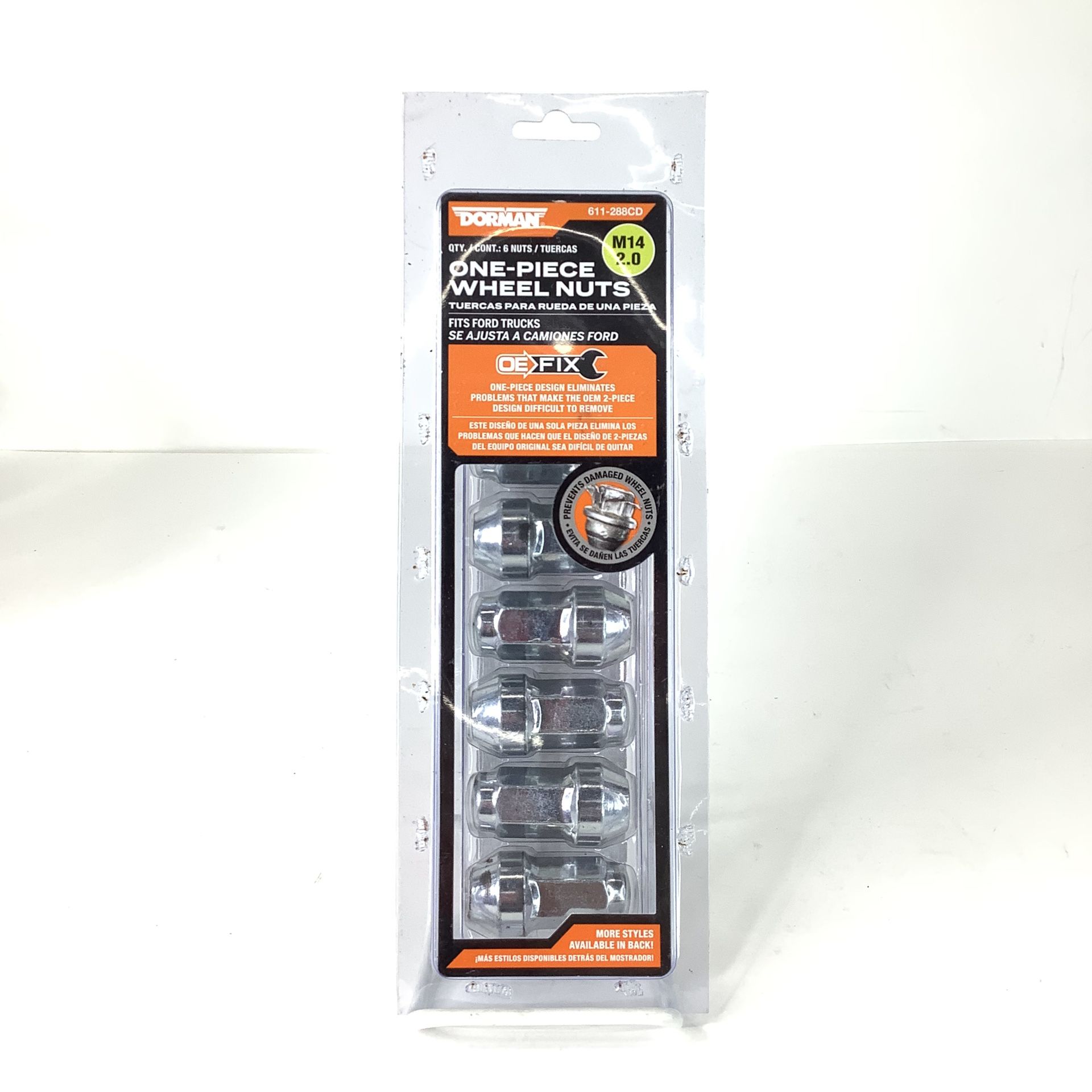 Dorman One-Piece Wheel Nuts - compatable W/ Ford Trucks - 6 Pack - BRAND NEW