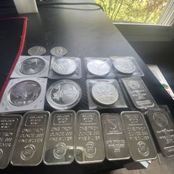 One Ounce Coins And Bars