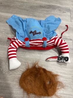 Chucky Halloween dog costume size medium