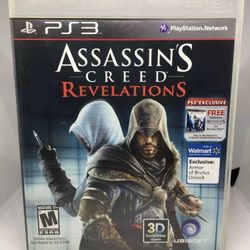Assassin's Creed: Revelations - PS3 - *CIB* w/ Manual - Disc is *MINT*