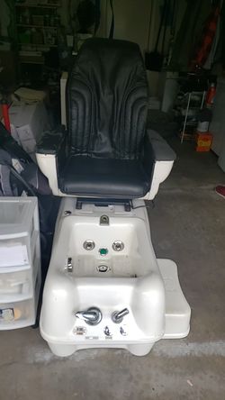 Nail spa with back massage