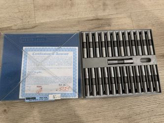Deltronic Gage Pin Set .5125 + Class X .5113-.5137 25PC Set By .0001 3INOAL