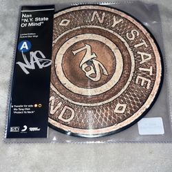 2 Sided Limited Edition Nas & WuTang Picture Vinly Disc 