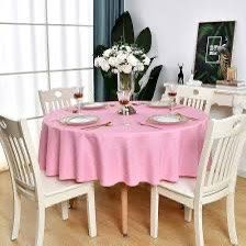 108" Seamless Round  (Wrinkle-Free) (240 GSM) Tablecloth - Pink (9pcs)