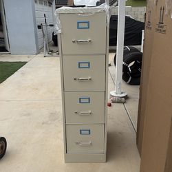 Hirsh 4 Drawer Metal File Cabinet New with box