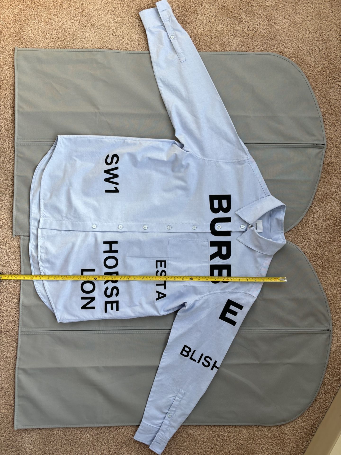 Burberry Long Sleeve Button Up (Unisex Size 8 US)