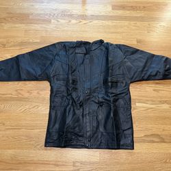 Vintage Full Length Leather Jacket