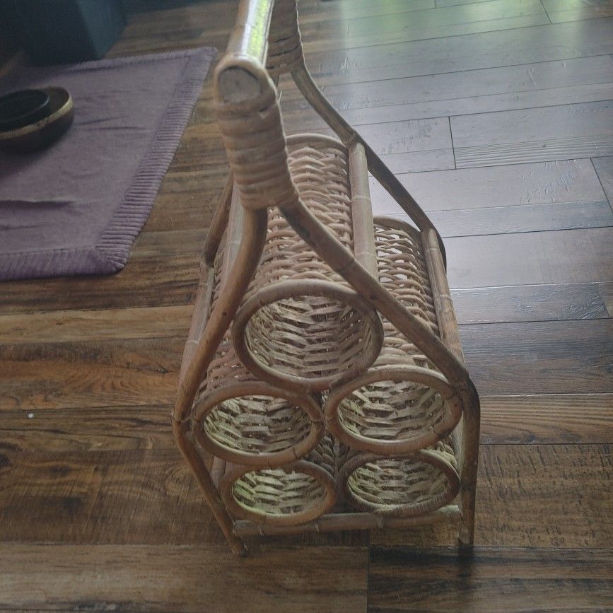 Free Wicker Wine Rack