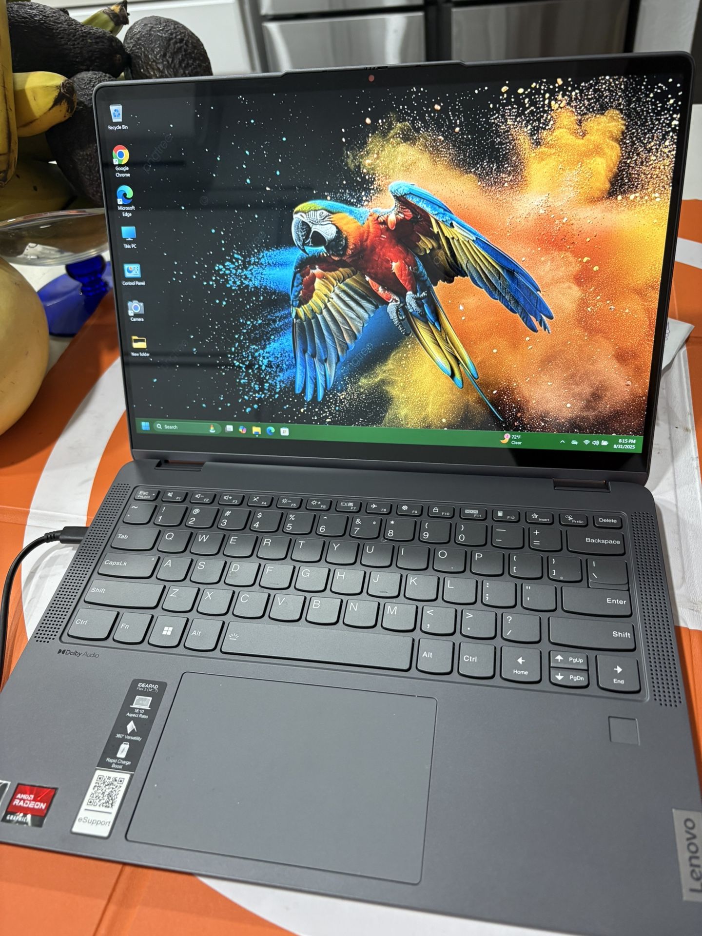 TOUCH SCREEN LENOVO GAMING Laptop with AMD Ryzen 7 5700U Processor and Radeon Graphics is a powerful and sleek gaming machine suitable for high-res