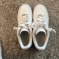All White Air Force 1s 