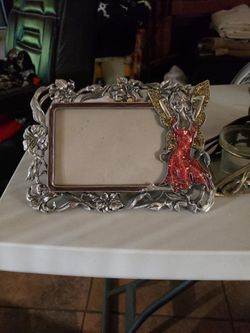 fairy picture frame and candle holder