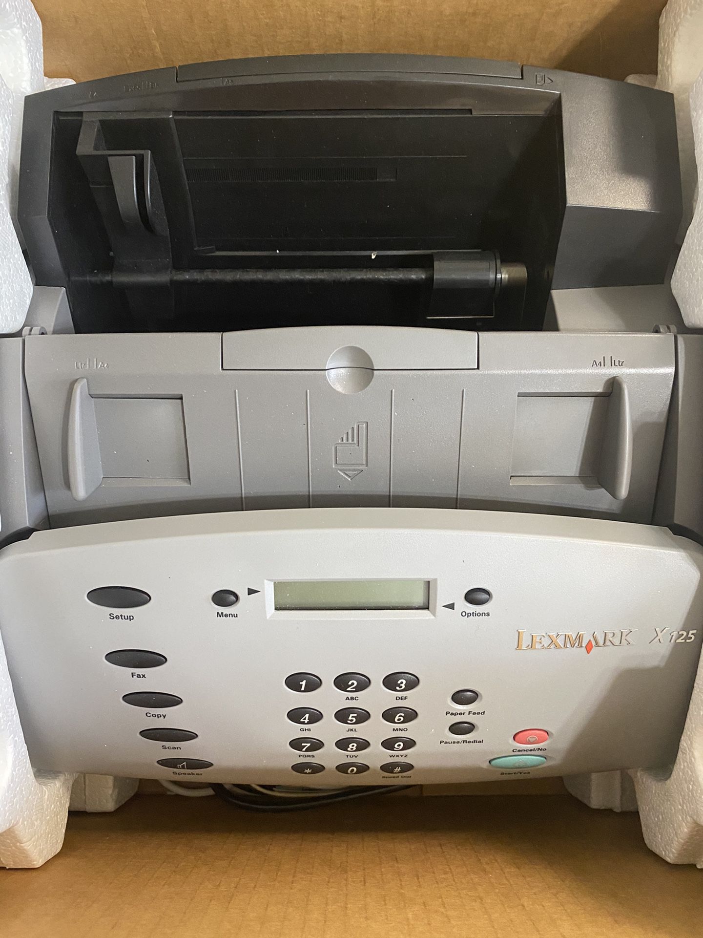 LEXMARK X 125 All In One Office Center Inkjet Printer Fax