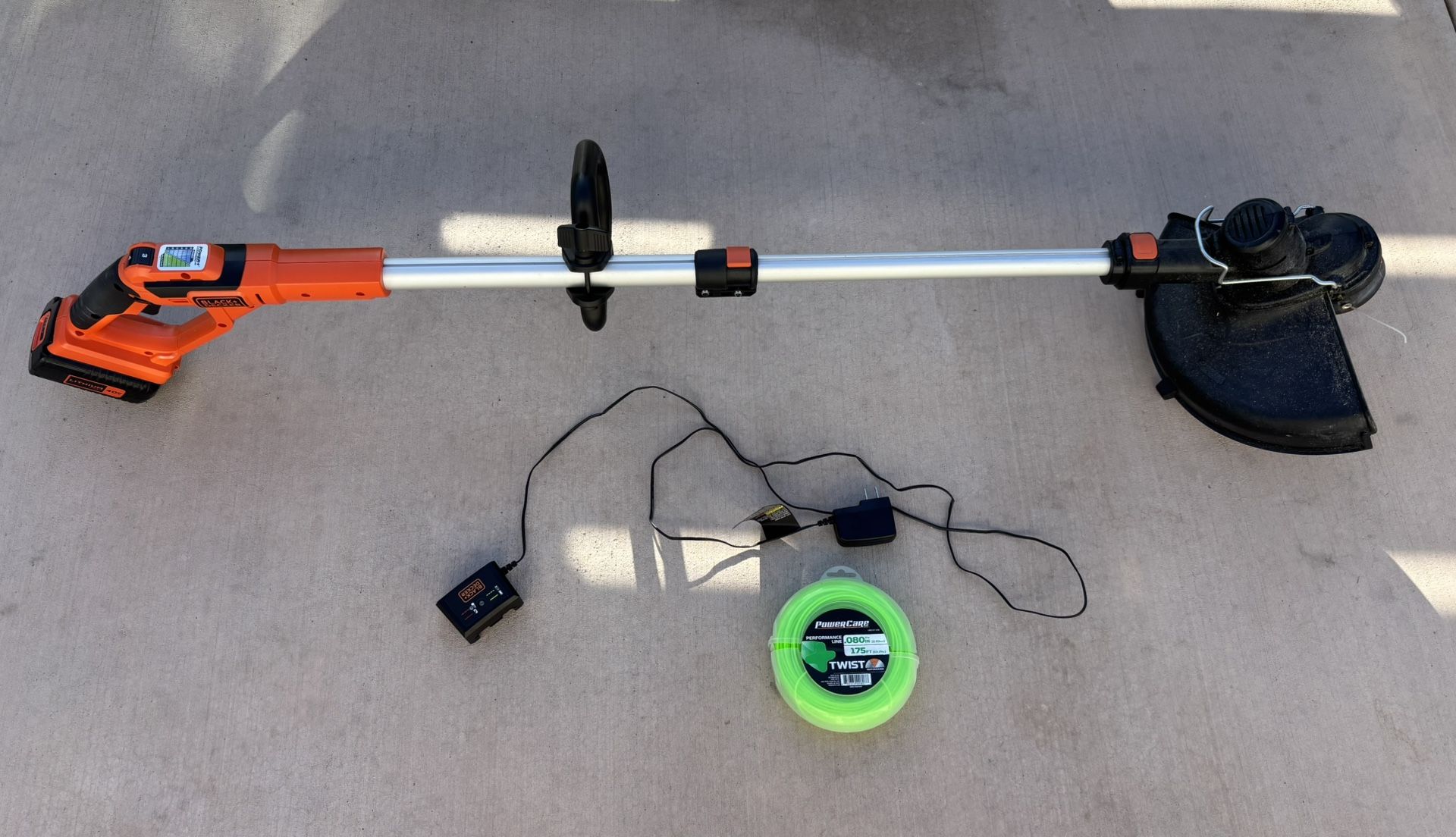 Black And Decker 40v 2 In 1 String Trimmer And Edger