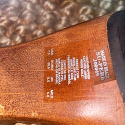 Tribeca A Kennet Cole Brown, Wood Heels Sz 7.5