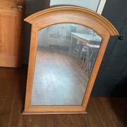 Bedroom Oak mirror