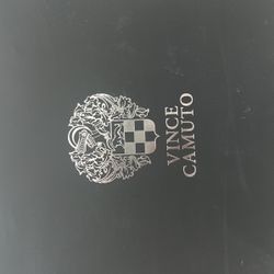 Vince Camuto Nubuck Tan 3in heel Sandals 9.5. (New)