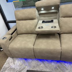 Fabric Sofa-Greymel-zero down Payment 