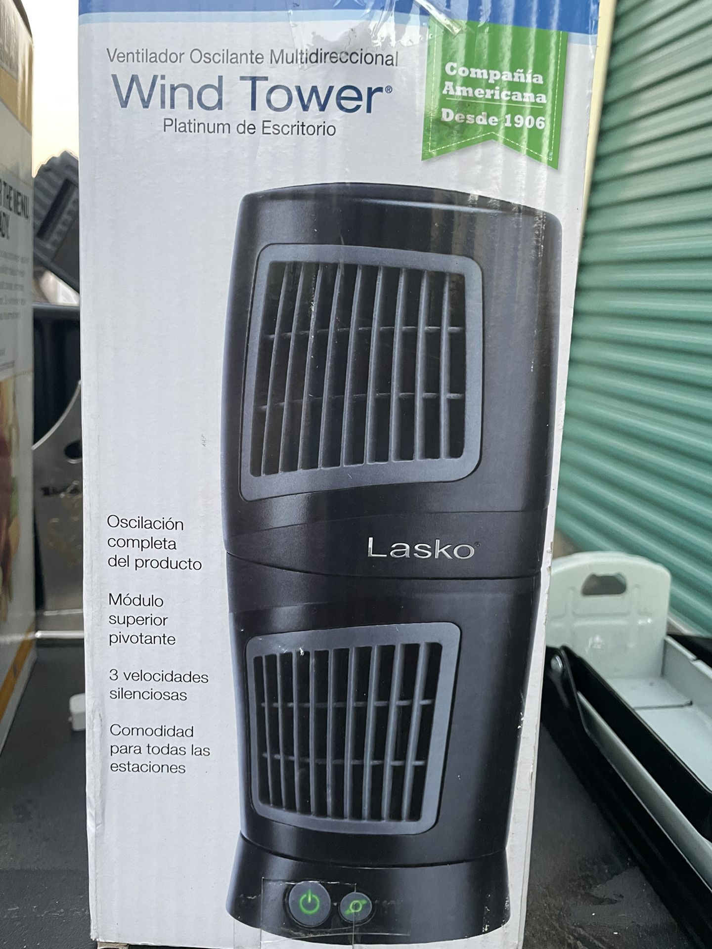 Lasko Desktop Oscillating Wind tower •NEW!!