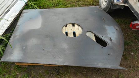 2 Left Sheet Metal 67"Lx56"Wx1/4"Thick