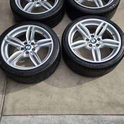 19" Staggered Bmw Style 351 Wheels & Tires