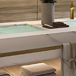 Double Sink 56” Hanging Vanity