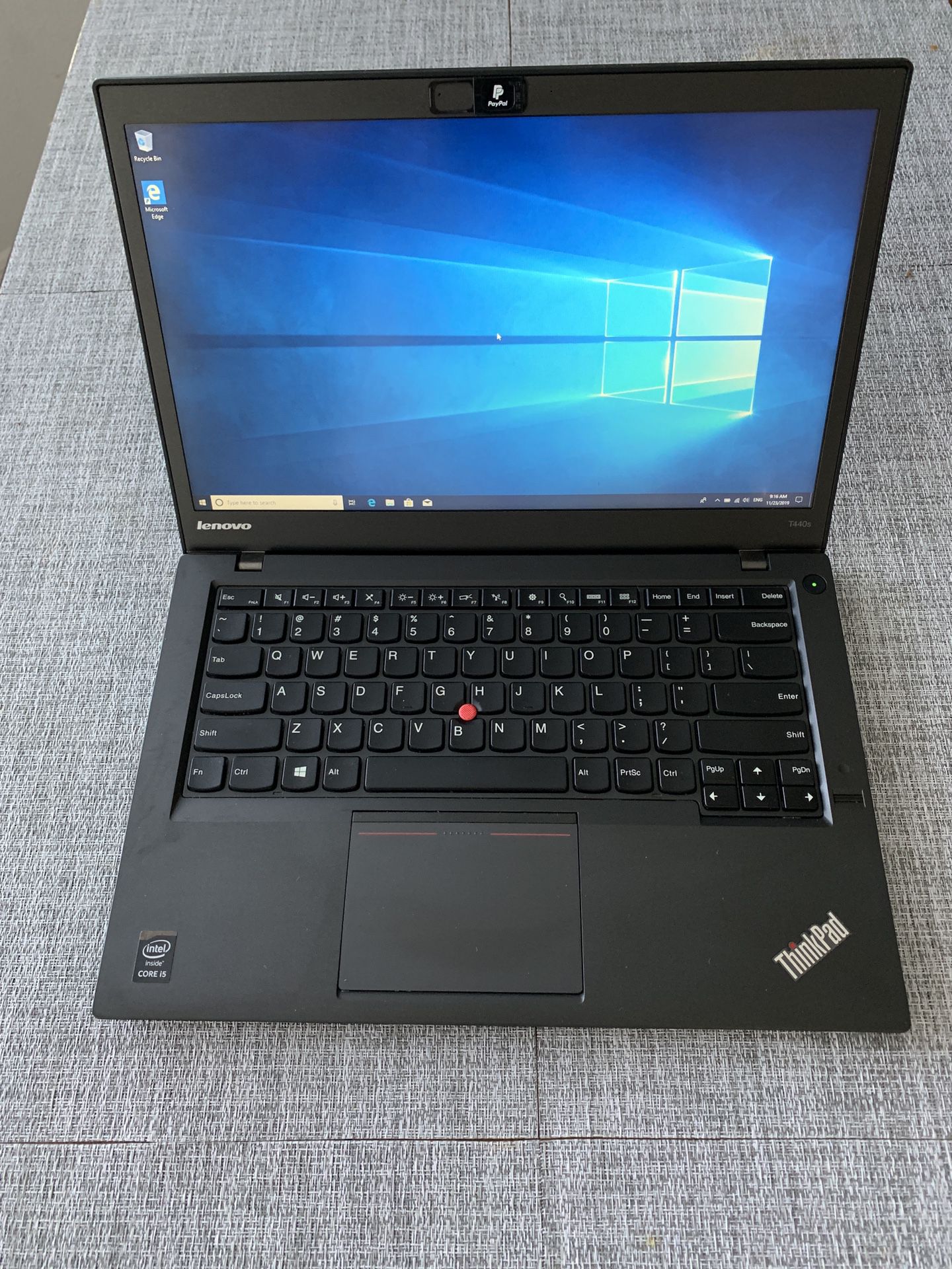 14” Lenovo T440S laptop with Docking Station - Windows 10 Pro