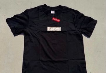 supreme Burberry black shirt