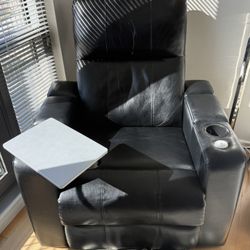 Black recliner 