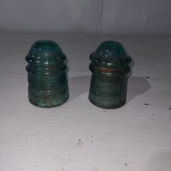 2 Antique Electric Insulators 