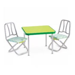 American Girl BeForever Melody’s Table Chairs and Banner for 18” Dolls.