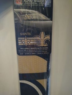 Saints auto shade