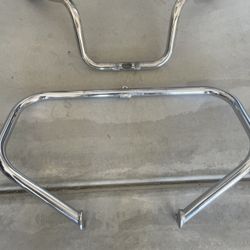 Road Glide Stock Handlebars And Engine Guard