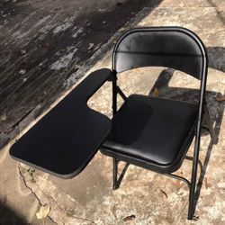 Steel Folding Chair With Tablet Arm For Sale!!🔥🌟📲✅