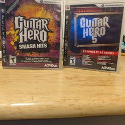 PS3 Guitar Hero Games