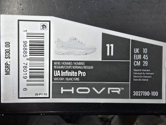 New Under Armour Infinite Pro Men's Running Shoe 11