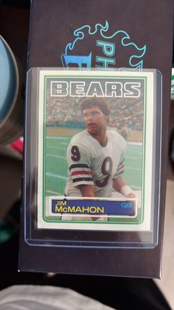 Jim McMahon Chicago Bears Football Card