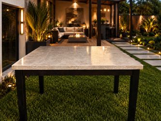 Beige Quartz Heavy Table